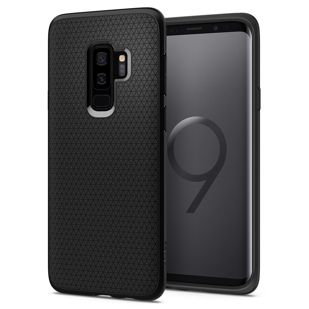Buy Spigen Samsung Galaxy S9 Plus Case Liquid Air - Matte Black from Vmart in Pakistan