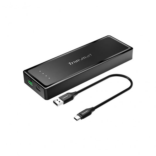 Buy Tronsmart Presto 10400mAh Quick Charge 3.0 Power Bank with Type-C Input & Output - Black from Vmart in Pakistan