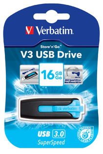 Buy Verbatim Store'n'Go V3 USB 3.0 Drive 32GB ( Grey) from Vmart in Pakistan