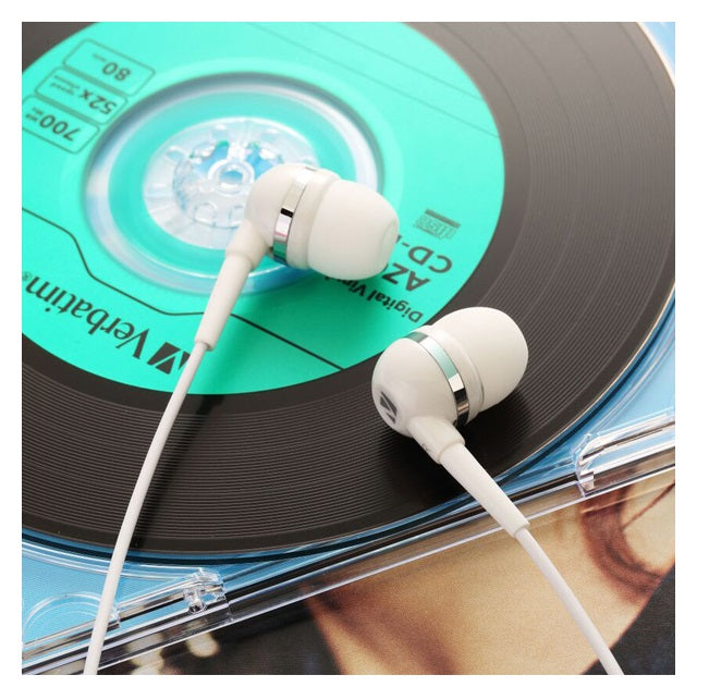 Buy Verbatim Earphones with Mic (White) from Vmart in Pakistan