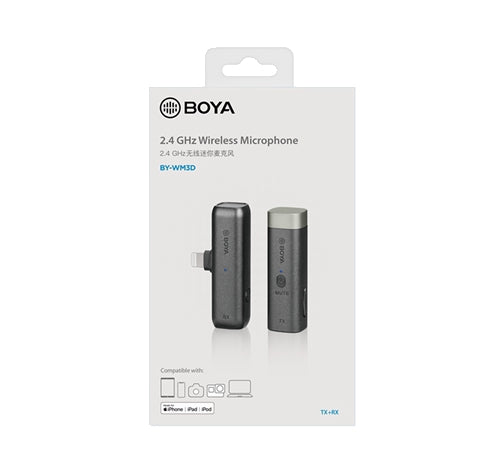 BOYU BY-WM3D 2.4GHz Wireless Microphone for iOS