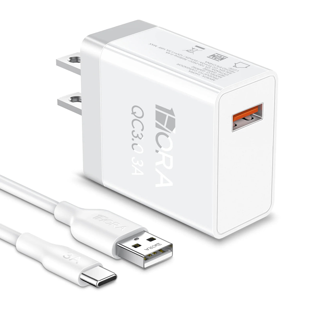 1Hora GAR092 18W USB Charger White US