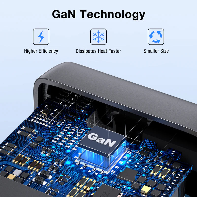Buy 1Hora GAR322 GaN Fast Charger with 3-Port Output from Vmart in Pakistan