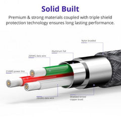 Buy Tronsmart LAC10 4ft. 3 In 1 Cable from Vmart in Pakistan