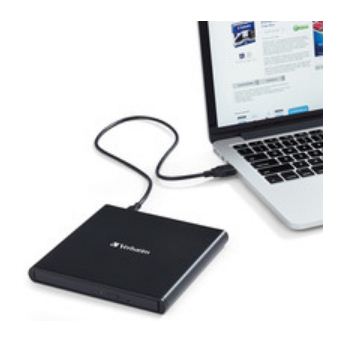 Verbatim External Slimline CD/DVD Writer