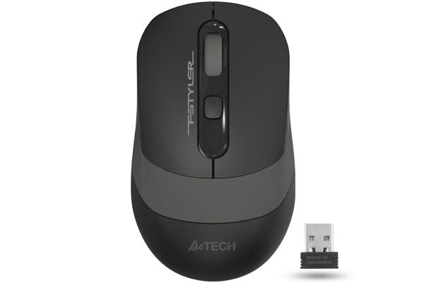 A4Tech FG10S FSTYLER 2.4G Wireless Mouse - Grey