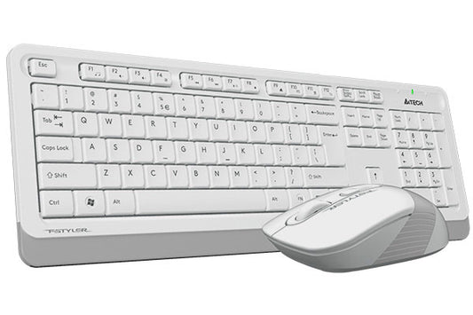 Buy A4Tech FG1010S 2.4G Wireless Desktop Set - White from Vmart in Pakistan