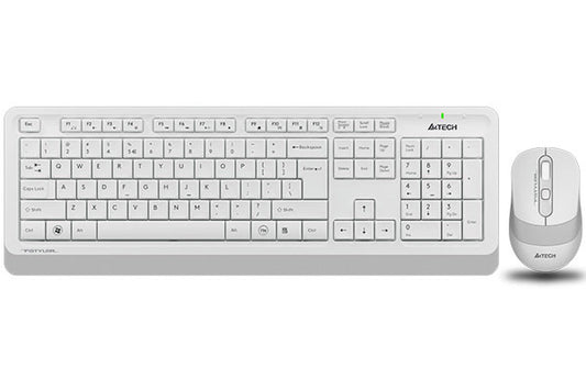 Buy A4Tech FG1010S 2.4G Wireless Desktop Set - White from Vmart in Pakistan