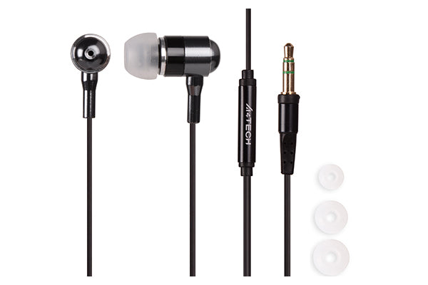 A4Tech MK-650 Metallic Earphone - Black