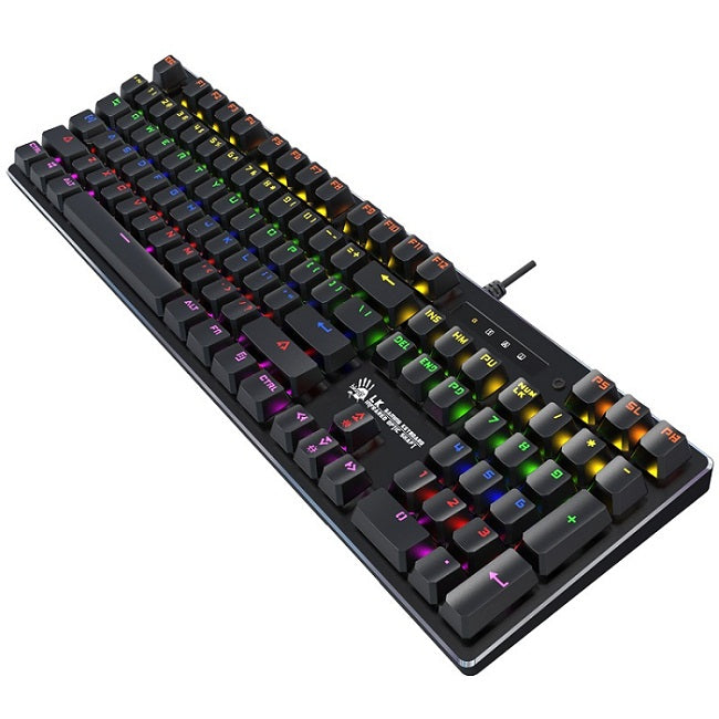 A4tech Bloody B760 Full Light Strike Mechanical Gaming Keyboard - Green Switch