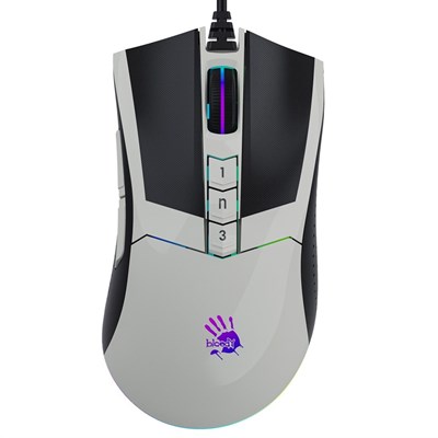 A4tech Bloody W90 Max RGB Gaming Mouse - White