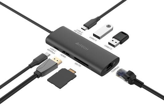 Buy A4tech DST-80C 8-in-1 Docking Station from Vmart in Pakistan