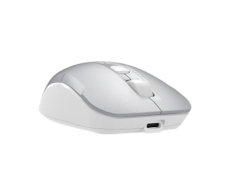 A4tech FB26CS Air Bluetooth &amp; 2.4G Wireless Mouse - Icy White