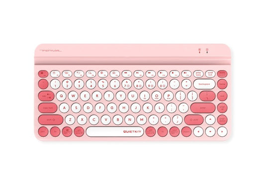 Buy A4tech FBK30 Bluetooth &amp; 2.4G Wireless Keyboard - Raspberry from Vmart in Pakistan