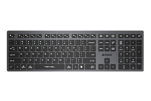 A4tech FBX50C Bluetooth &amp; 2.4G Wireless Keyboard - Grey