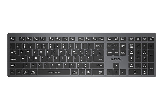 Buy A4tech FBX50C Bluetooth &amp; 2.4G Wireless Keyboard - Grey from Vmart in Pakistan