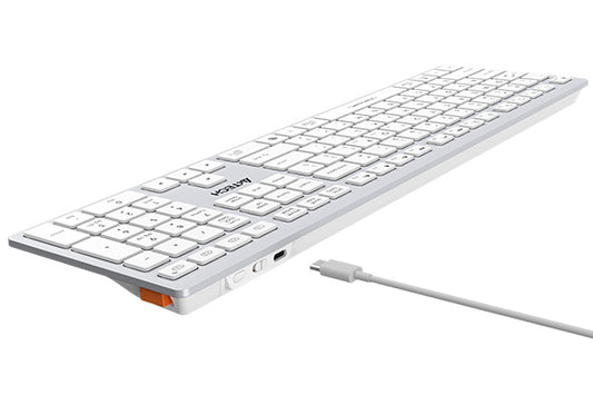 Buy A4tech FBX50C Bluetooth &amp; 2.4G Wireless Keyboard - White from Vmart in Pakistan