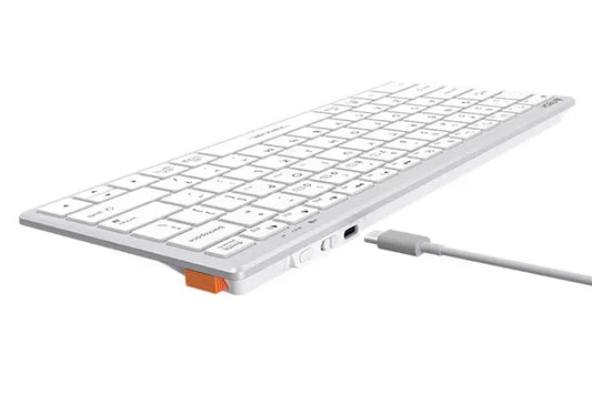 Buy A4tech FBX51C Bluetooth &amp; 2.4G Wireless Keyboard - White from Vmart in Pakistan