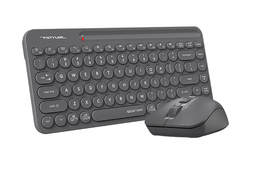 Buy A4tech FG3200 Air QuietKey Compact Combo Desktop Grey from Vmart in Pakistan