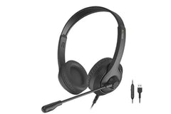 A4tech FH100U Stereo Headset - Stone Black