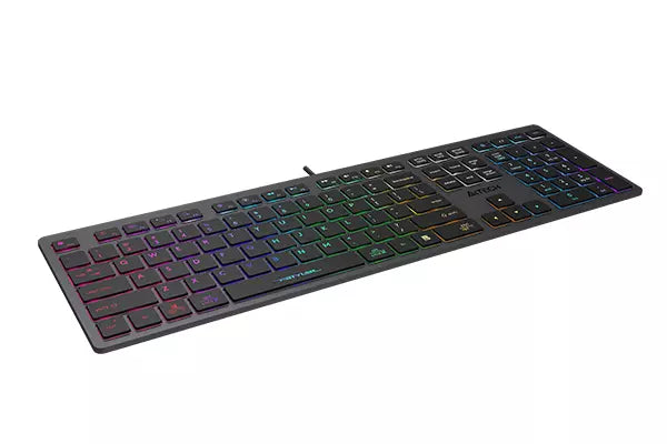 A4tech FX60 Scissor Switch Keyboard Grey (Neon Backlit)