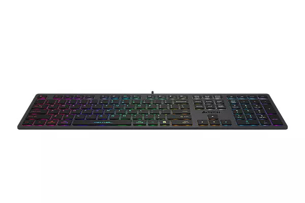 A4tech FX60 Scissor Switch Keyboard Grey (Neon Backlit)