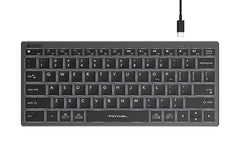 A4tech FX61 Scissor Switch Keyboard Grey (White Backlit)