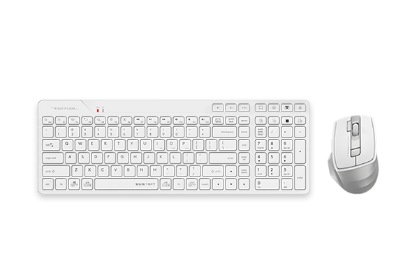 Buy A4tech FB2800C Air2 Bluetooth & 2.4G Desktop Set White Vmart in Pakistan