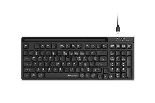 Buy A4tech FBX70C Bluetooth & 2.4G Wireless Keyboard Black Vmart in Pakistan
