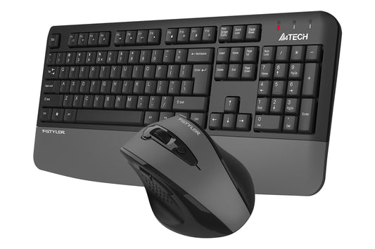 Buy A4tech FG2500S Plus 2.4G Power-Saving Wireless Comfort Desktop Set Grey Vmart in Pakistan