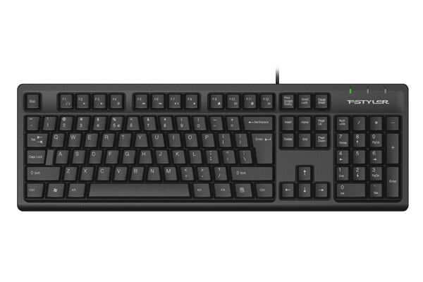 Buy A4tech FKS12 Natural_A Multimedia Comfort Keyboard Black Vmart in Pakistan