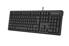 Buy A4tech FKS12 Natural_A Multimedia Comfort Keyboard Black Vmart in Pakistan