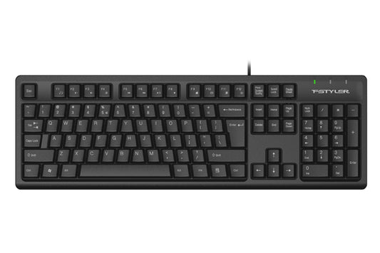 Buy A4tech FKS12 Natural_A Multimedia Comfort Keyboard Black Vmart in Pakistan