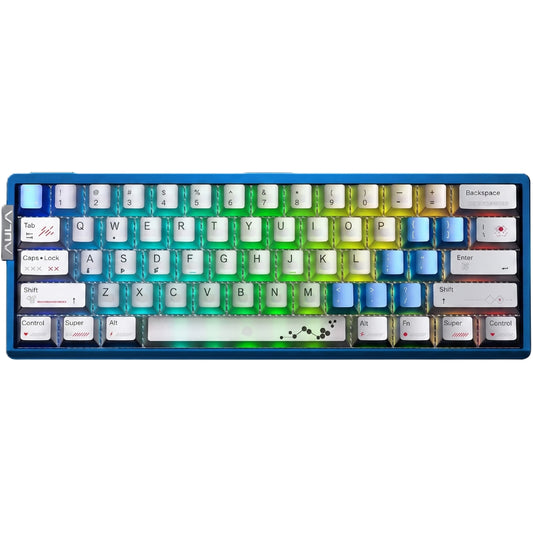 Buy AULA AG60 Max Wired Hall Effect Magnetic Gaming Keyboard Blue Gray Pearl White Godmode Magnetic Switch Vmart in Pakistan
