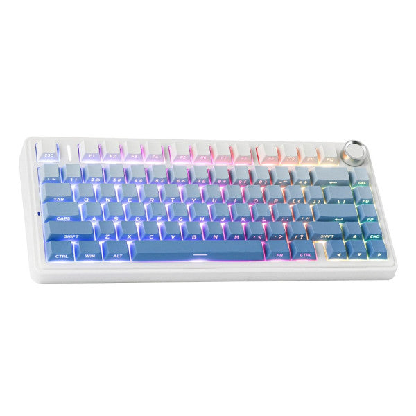 Buy AULA F75 Gasket Mechanical Keyboard Gradient Blue (Reaper Switch) from Vmart in Pakistan