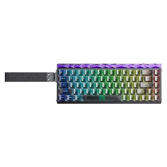 Buy AULA Hero 68 HE Wired Mechanical Keyboard Black Frosted Translucent Jade King Switch Vmart in Pakistan