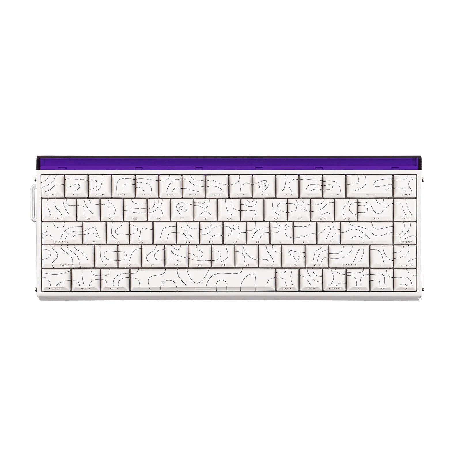 Buy AULA Hero 68 HE Wired Mechanical Keyboard Black King Magnetic Switch White contour from Vmart in Pakistan