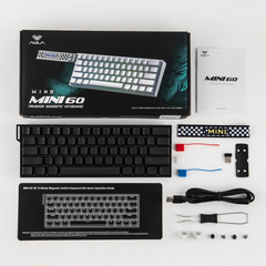 Buy AULA MINI60 HE Pro Gaming Keyboard Stormrise Magnetic Switch Black from Vmart in Pakistan