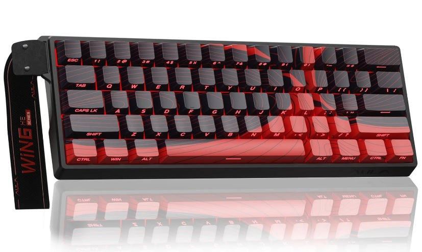 Buy AULA WIN60 HE Max Gaming Keyboard Red Wing Chun Magnetic Switch Vmart in Pakistan