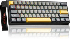 Buy AULA WIN60 HE Max Gaming Keyboard Wing Chun Magnetic Switch Grey+Yellow+Black from Vmart in Pakistan