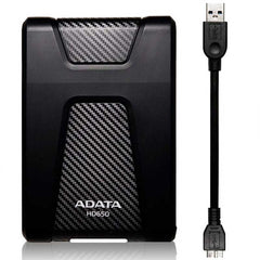 Adata HD650 External Hard Drive 2TB - Black