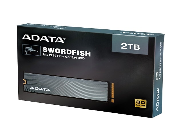 Adata Swordfish PCIe Gen3x4 M.2 2280 Solid State Drive - 250GB