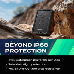 Buy Adata HD700 Pro External Hard Drive 1TB Black from Vmart in Pakistan