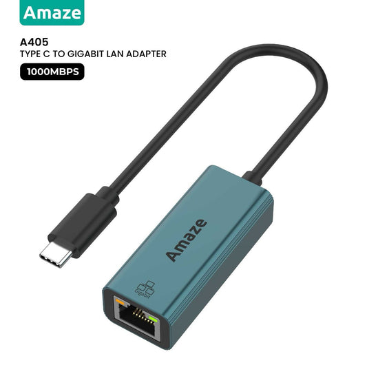 Buy Amaze A405 Type C To Gigabit Ethernet Adapter from Vmart in Pakistan