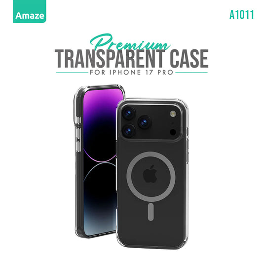 Buy Amaze A1011 Premium Transparent MagSafe Case For iPhone 17 from Vmart in Pakistan