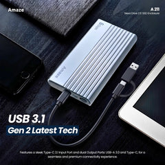 Buy Amaze A211 Nexa Drive 2.5' SSD Enclosure Case from Vmart in Pakistan