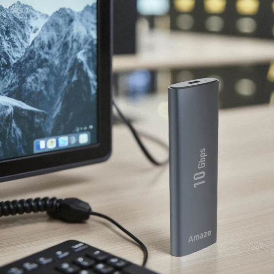 Amaze A222 Aluminum Alloy Nvme M.2 SSD Enclosure 10GBPS