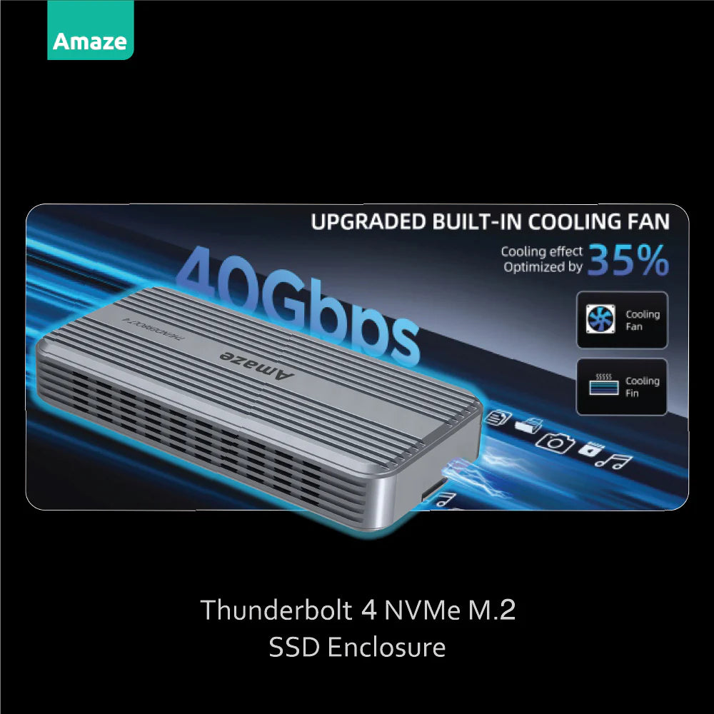 Buy Amaze A227 Thunderbolt 4 M.2 NVME SSD Enclosure from Vmart in Pakistan