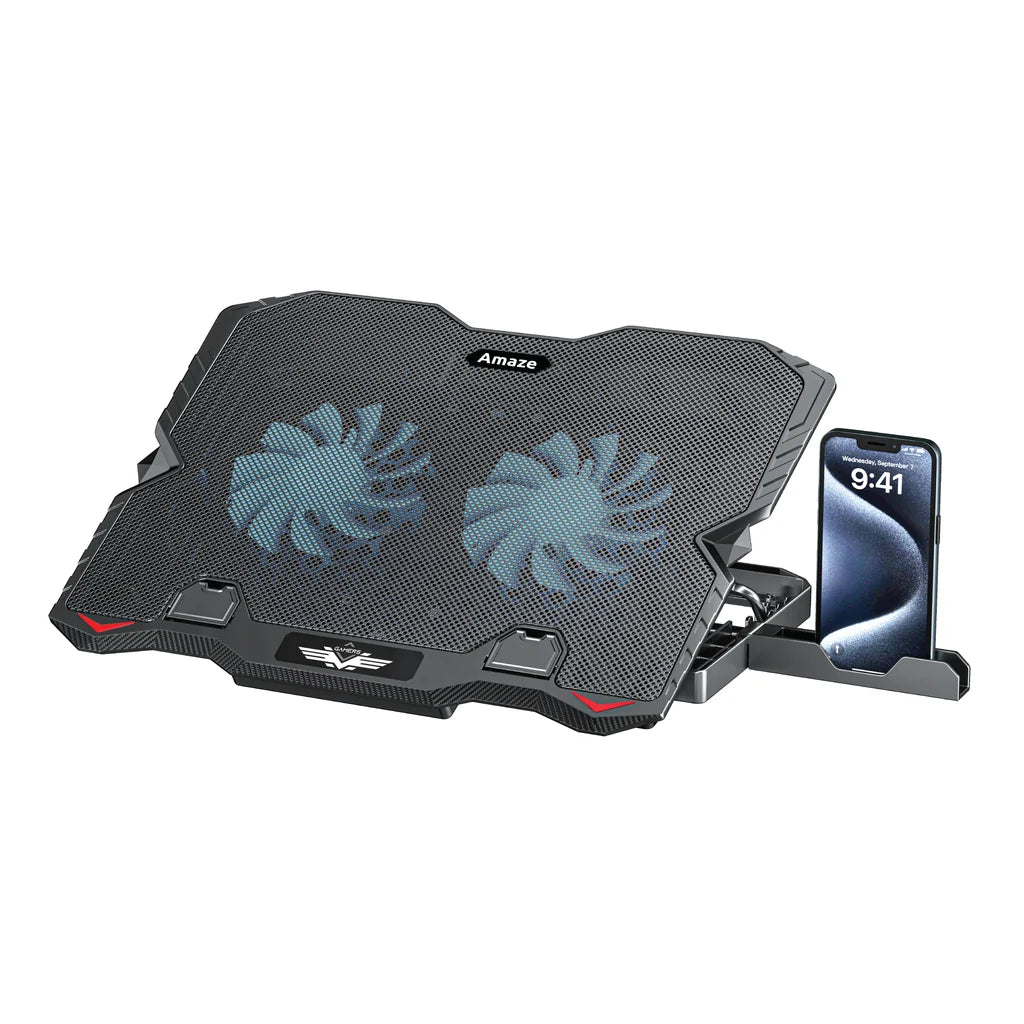Buy Amaze A504 Dual Fan Laptop Cooling Pad from Vmart in Pakistan