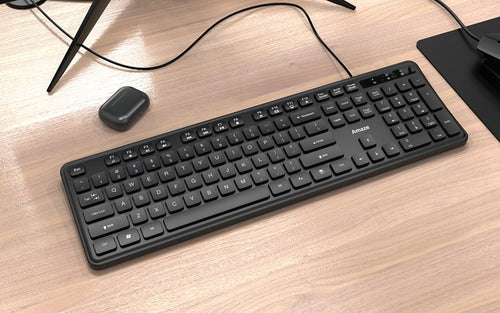 Buy Amaze A734 Probus Super Silent Chocolate Keys Wired Keyboard from Vmart in Pakistan